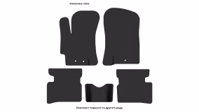 Interior mats for the Hyundai Accent (MC) 2005-2010 III generation GB Sedan - Фото 3