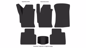 Interior mats for the Hyundai Elantra (XD) 2000-2006 III generation EU Sedan - Фото 3