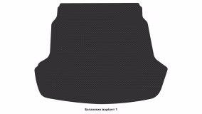 Interior mats for the Hyundai Sonata (LF) 2014-2019 VII generation Sedan - Фото 2