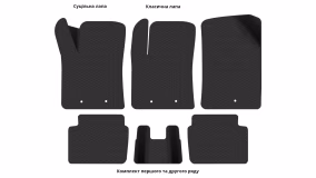Interior mats for the Hyundai i10 2007-2013 I generation EU Hatchback - Фото 4