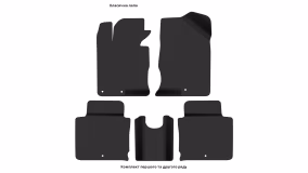 Interior mats for the Hyundai Grandeur (HG) 2011-2017 V generation EU Sedan - Фото 3