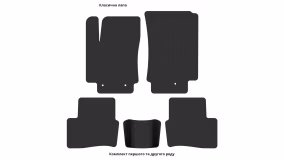 Interior mats for the Hyundai Cantus 2014-2020 I generation EU Crossover - Фото 3