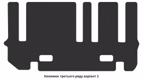 Interior mats for the Hyundai H-1/Grand Starex 2008-2020 II generation EU Minivan 8-seater - Фото 3