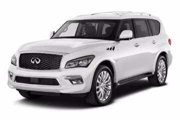 Interior mats for the Infiniti QX80 2013-2018 I generation EU Crossover 8-seater