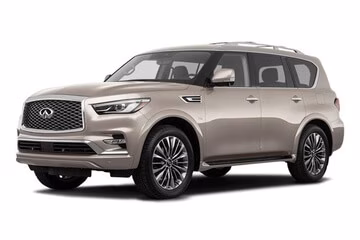 Interior mats for the Infiniti QX80 2018-2024 I generation JP Crossover restyling 7-seater