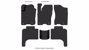 Interior mats for the Infiniti QX56 (JA60) 2004-2010 II generation Crossover 7-seater - Фото 6