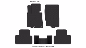 Interior mats for the Infiniti FX37 (FX35) (S51) 2008-2013 II generation Crossover - Фото 3
