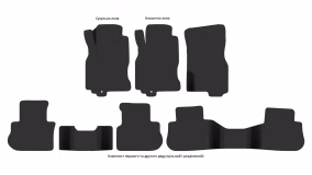 Interior mats for the Infiniti FX35 (S50) 2003-2008 I generation EU Crossover - Фото 3