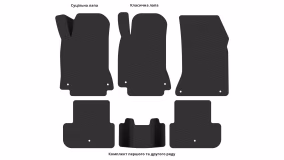 Interior mats for the Infiniti QX30 2016-… I generation EU Crossover - Фото 3