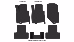 Interior mats for the Infiniti EX35 (J50) 2007-2013 I generation Crossover - Фото 3