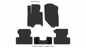 Interior mats for the Infiniti QX50 (J50) 2007-2014 I generation Crossover pre-restyling - Фото 3