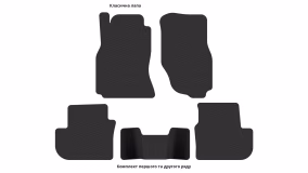 Interior mats for the Infiniti G35 2002-2008 III generation US Sedan - Фото 2
