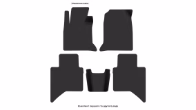 Interior mats for the Isuzu D-Max (RG) 2019-… III generation EU Pickup 4-door - Фото 2