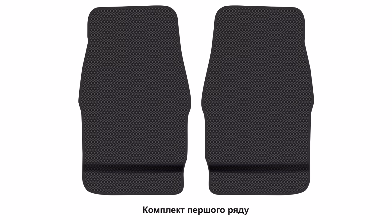 Interior mats for the Isuzu D-Max 2002-2012 I generation EU Pickup 4-door right-hand - Фото 2