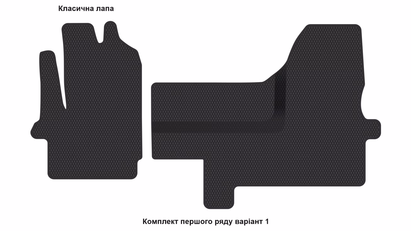 Interior mats for the Iveco Daily 3 1999-2006 III generation EU VAN - Фото 2