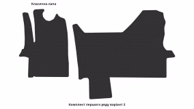 Interior mats for the Iveco Daily 5 2011-2014 V generation EU VAN - Фото 2