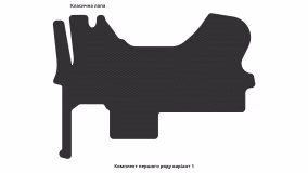Interior mats for the Iveco Daily 5 2011-2014 V generation EU VAN - Фото 3