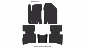Interior mats for the JAC S4 2018-… I generation EU Crossover - Фото 4