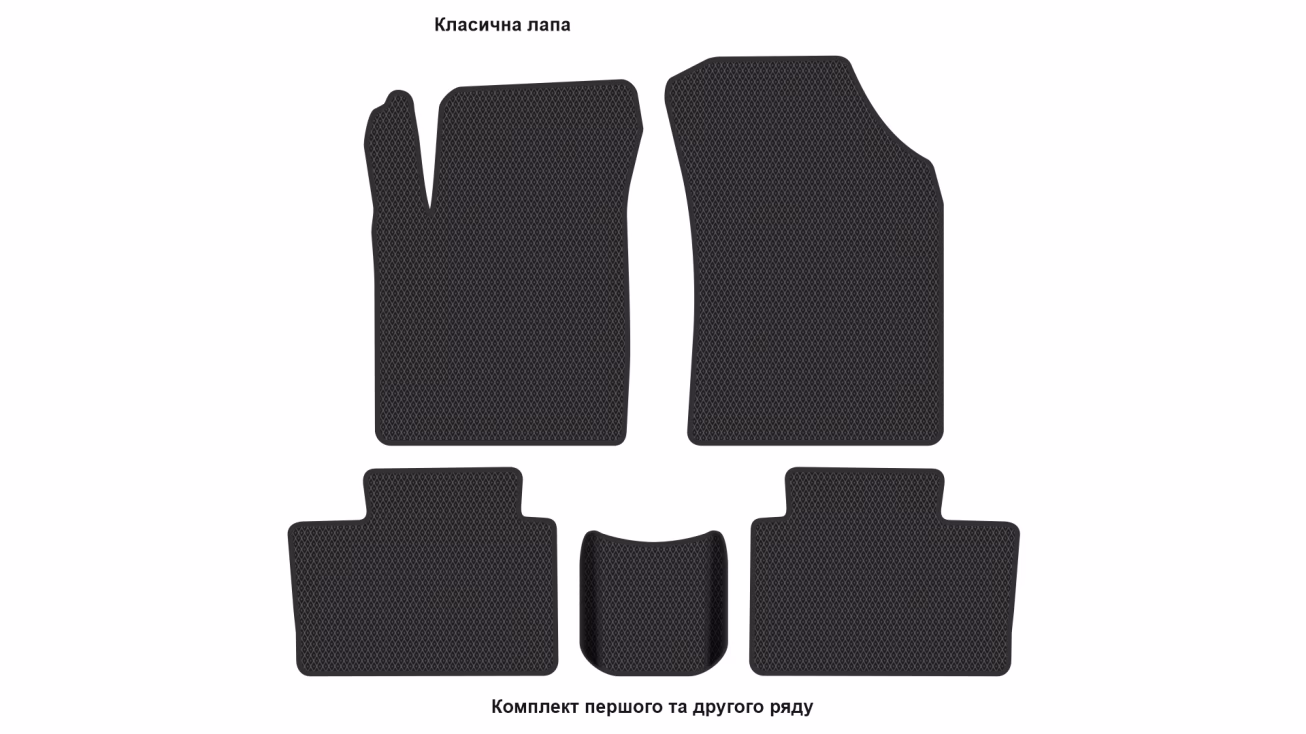 Interior mats for the JAC iEV7S 2018-2023 I generation CN Crossover Electro - Фото 2