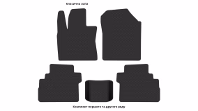 Interior mats for the JAC iEVS4 2018-… I generation CN Crossover Electro - Фото 2
