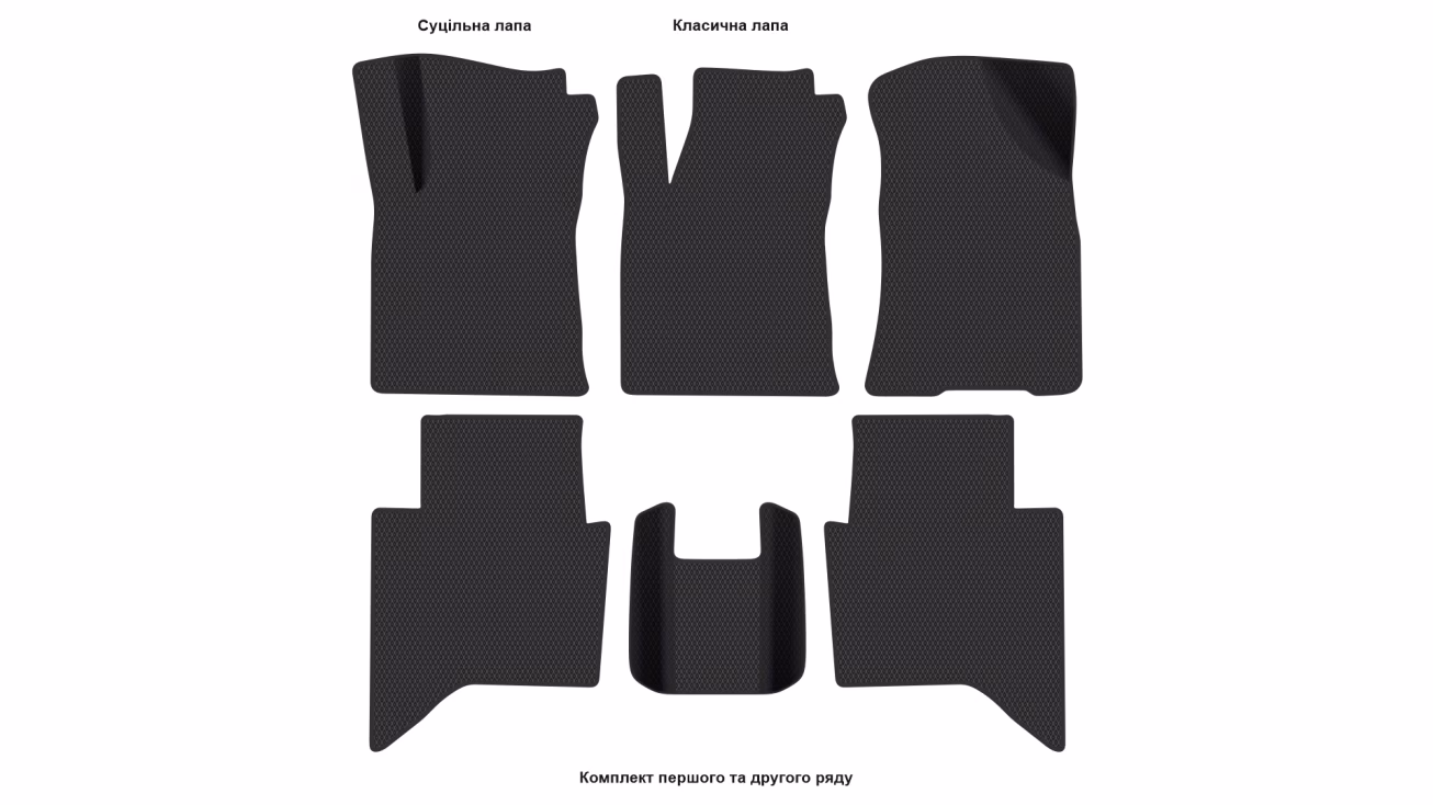 Interior mats for the JAC T8 2018-… I generation EU Pickup 4-door - Фото 2