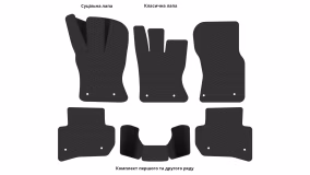 Interior mats for the Jaguar F-Pace (X761) 2016-… I generation EU Crossover - Фото 5
