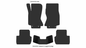 Interior mats for the Jaguar S-type 1999-2008 I generation EU Sedan - Фото 3
