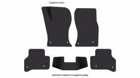 Interior mats for the Jaguar XE (SV Project 8) 2014-2024 I generation EU Sedan - Фото 3