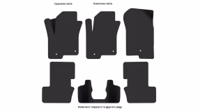 Interior mats for the Jeep Patriot (MK74) 2011-2016 I generation US Crossover restyling - Фото 4
