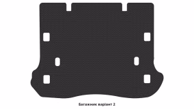 Interior mats for the Jeep Grand Cherokee (WK) 2005-2010 III generation EU Crossover - Фото 2