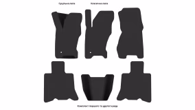 Interior mats for the Jeep Grand Cherokee (WJ) 1998-2004 II generation EU Crossover - Фото 3