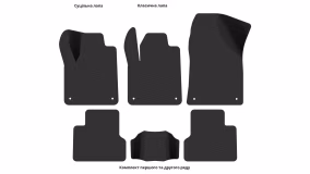 Interior mats for the Jeep Cherokee (KL) 2013-2018 V generation US Crossover pre-restyling - Фото 4