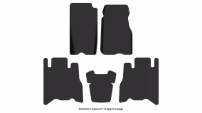 Interior mats for the Jeep Grand Cherokee (ZJ) 1993-1998 I generation US Crossover - Фото 3