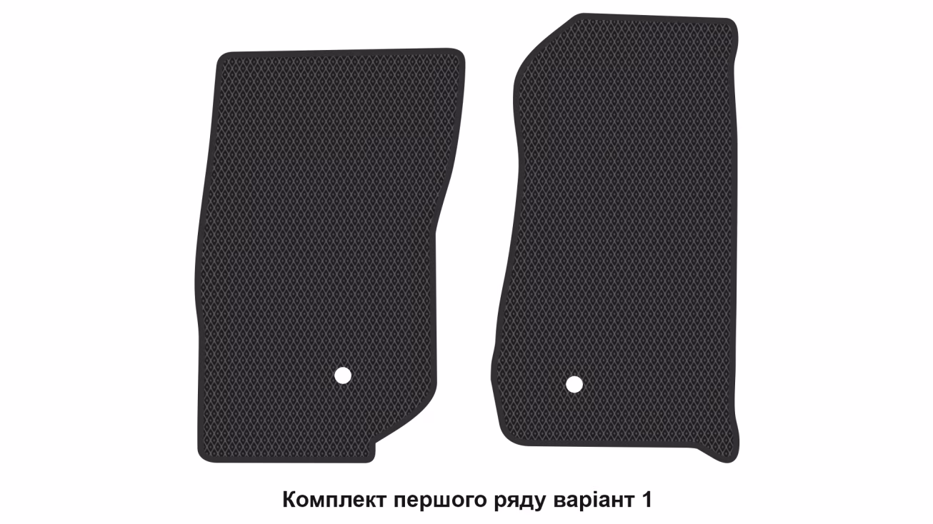 Interior mats for the Jeep Wrangler (JK) 2007-2018 III generation US Crossover 3-door - Фото 2