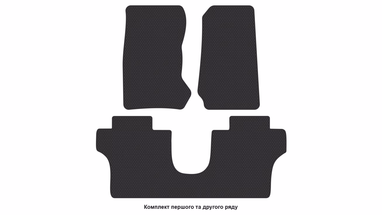 Interior mats for the Jeep Wrangler (JK) 2007-2018 III generation US Crossover 3-door - Фото 3