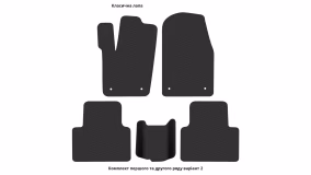 Interior mats for the Jeep Grand Cherokee Laredo (WK2) 2013-2021 IV generation EU Crossover restyling - Фото 3