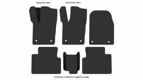 Interior mats for the Jeep Grand Cherokee (WK2) 2013-2021 IV generation EU Crossover restyling - Фото 4