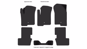 Interior mats for the Jeep Patriot (MK74) 2006-2011 I generation US Crossover pre-restyling - Фото 3