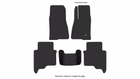Interior mats for the Jeep Grand Cherokee (WK) 2005-2010 III generation EU Crossover right-hand - Фото 3