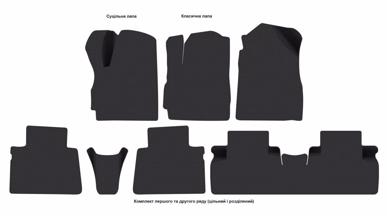 Interior mats for the Jetour X70 2018-… I generation CN Crossover 7-seater - Фото 2