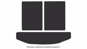 Interior mats for the Jetour X70 Plus 2020-… I generation CN Crossover 7-seater - Фото 2