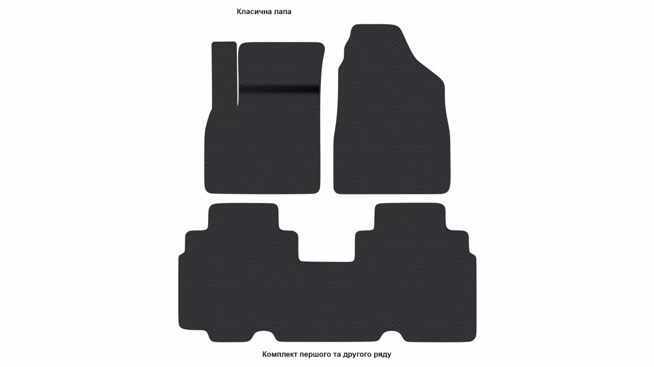 Interior mats for the Jetour X90 Plus 2021-… I generation CN Crossover 7-seater - Фото 2