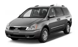 Коврики в салон Kia Carnival (VQ) 2006 - 2014 II поколение EU Minivan 7-ми местная 
