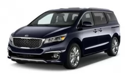Коврики в салон Kia Carnival (YP) 2014 - 2020 III поколение EU Minivan 7-ми местная 