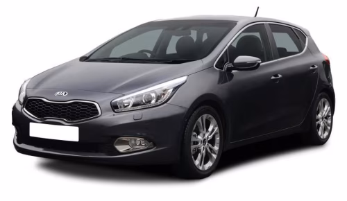 Interior mats for the Kia Ceed (JD) 2012-2018 II generation EU Hatchback