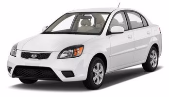 Interior mats for the Kia Rio (DE) 2005-2011 II generation EU Sedan