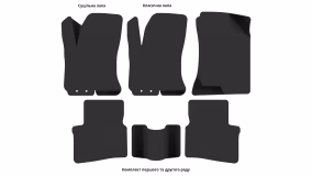 Interior mats for the Kia Ceed (ED) 2006-2009 I generation EU Universal pre-restyling - Фото 3