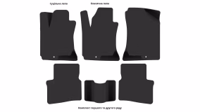 Interior mats for the Kia Ceed (ED) 2006-2009 I generation EU Hatchback pre-restyling - Фото 3