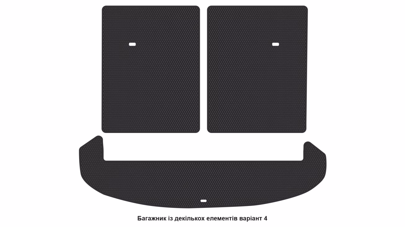 Interior mats for the Kia Sorento (XM) 2009-2012 II generation Crossover pre-restyling 7-seater - Фото 8