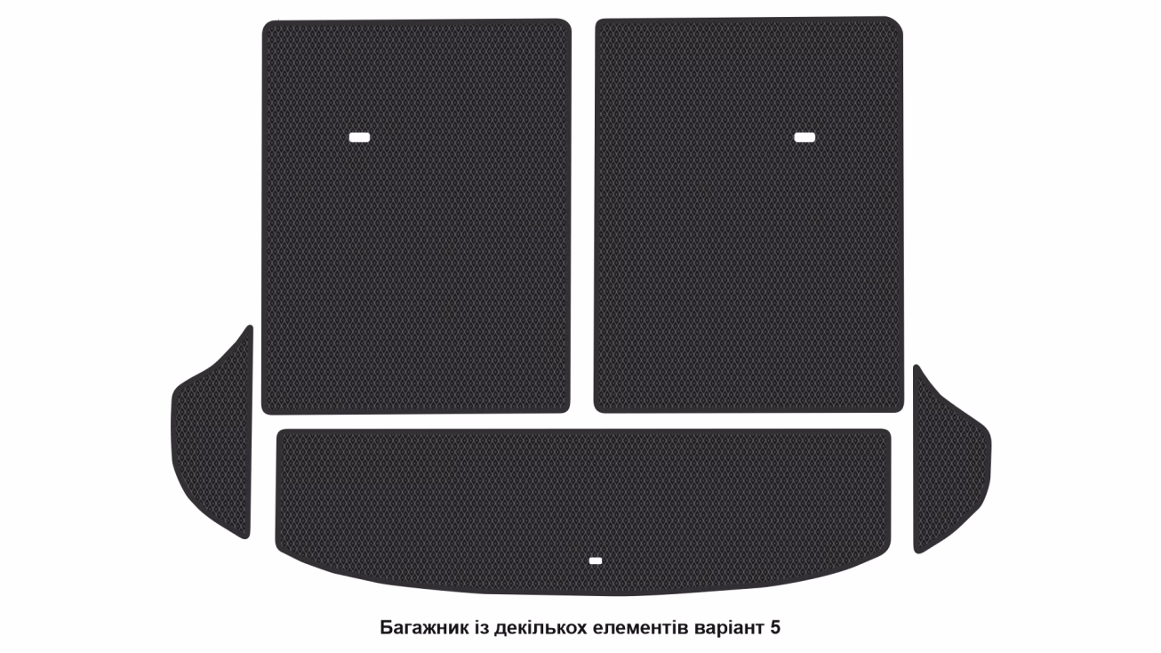 Interior mats for the Kia Sorento (XM) 2009-2012 II generation Crossover pre-restyling 7-seater - Фото 9